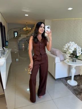 Conjunto Ivana Marrom