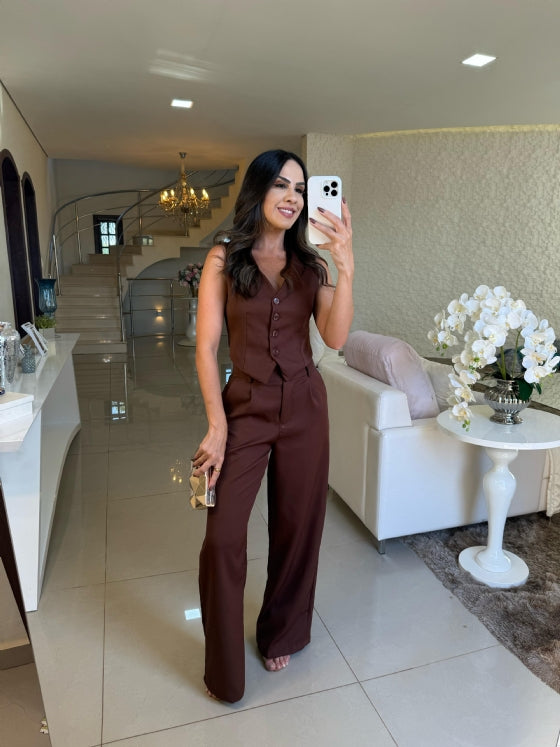 Conjunto Ivana Marrom