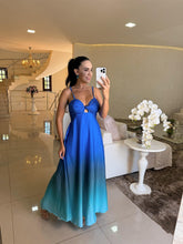Vestido Francine Azul Bic