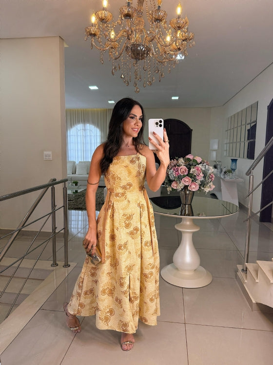 Vestido Azzi Amarelo