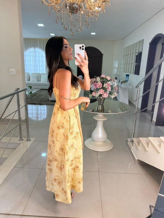 Vestido Azzi Amarelo