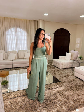 Macacão Joice Verde Menta