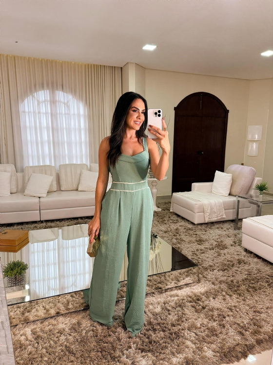 Macacão Joice Verde Menta