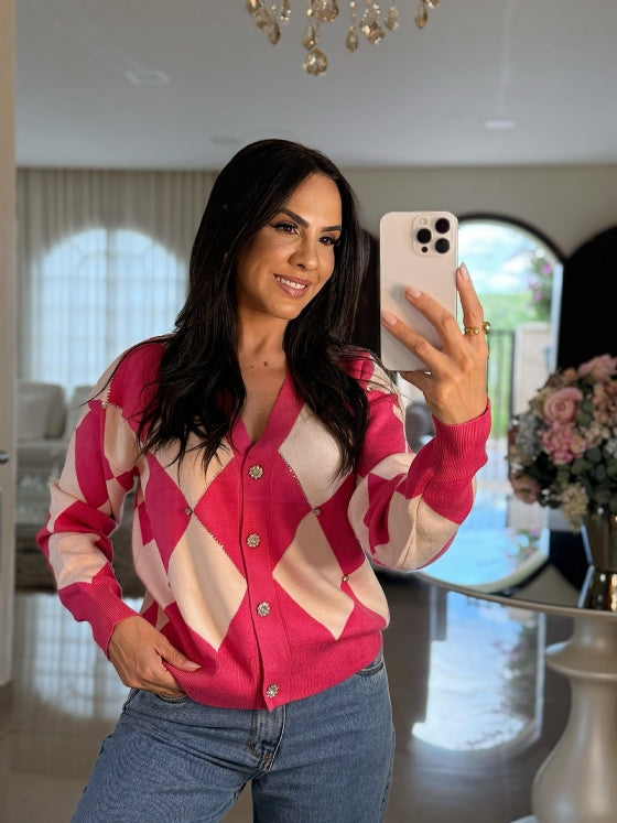Casaquinho Eliete Rosa